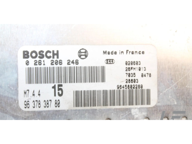 Блок управления двигателя 0261206246   Citroen Saxo