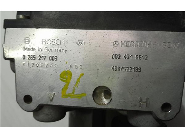 Jednotka ABS 0265217003, 0024319612   Mercede-Benz S W140 1990