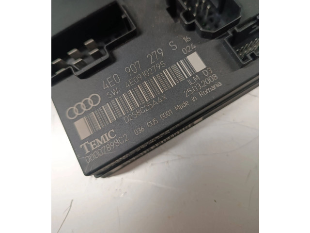Блок комфорта 4E0907279S, 00007898C2   Audi A8 S8 D3 4E   