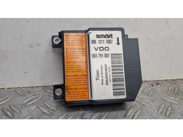 Блок подушек безопасности 0001211V007, 993791001   Smart ForTwo I