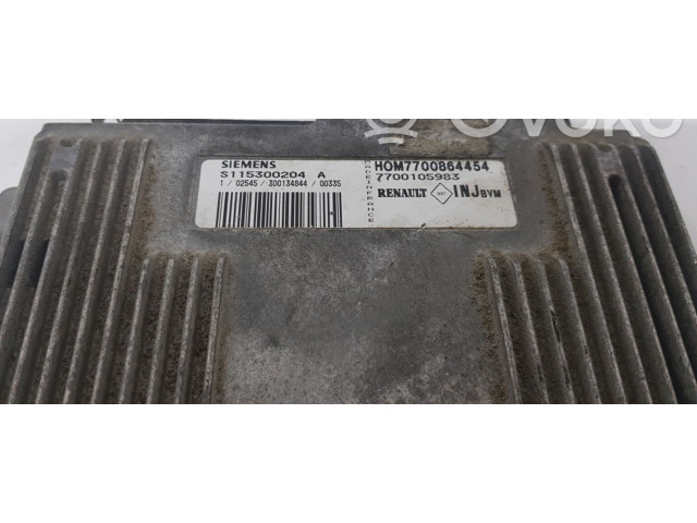 Блок управления двигателя S115300204A, 7700105983   Renault Scenic II -  Grand scenic II