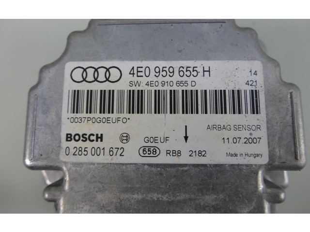 Блок подушек безопасности 4E0959655H   Audi A8 S8 D3 4E
