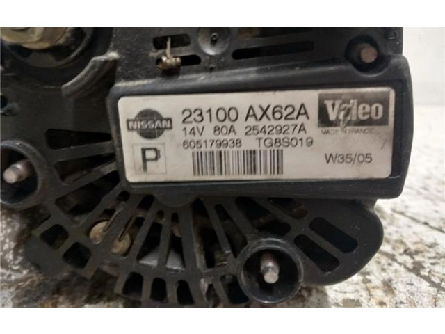 Генератор 23100ax62a, 23100AX62A   Nissan Micra C+C      