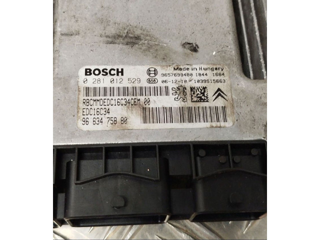 Řídící jednotka 9663475880   Peugeot 207 2007