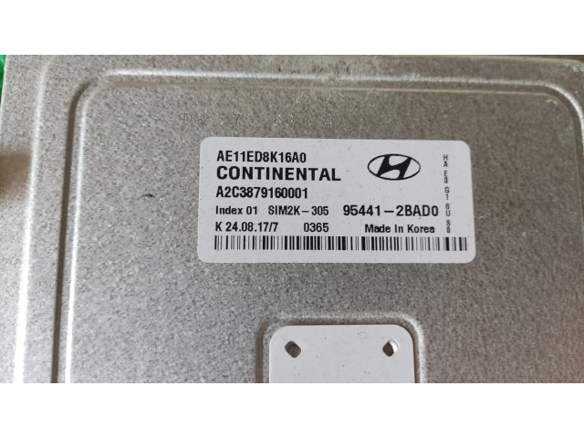 Блок управления двигателя 954412BAD0, A2C3879160001   Hyundai Ioniq