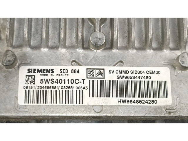 Блок управления 9648624280, 5WS40110C   Citroen C3 Pluriel