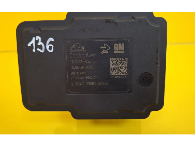Jednotka ABS 10.0961-4532.3, 13379599AFD   Opel Astra  2011