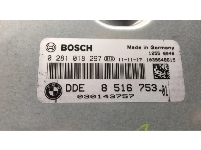 Řídící jednotka 8516753, 0281018297   BMW 7 F01 F02 F03 F04 2011