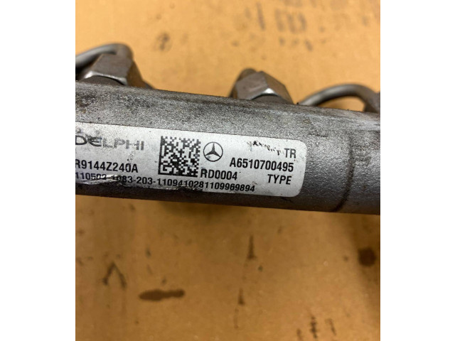 Vstřikovací lišta A6510700495, RD0004   Mercedes-Benz C W205    M 177.980 