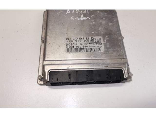 Řídící jednotka A0275455232, 0281001990   Mercedes-Benz A W168 2001