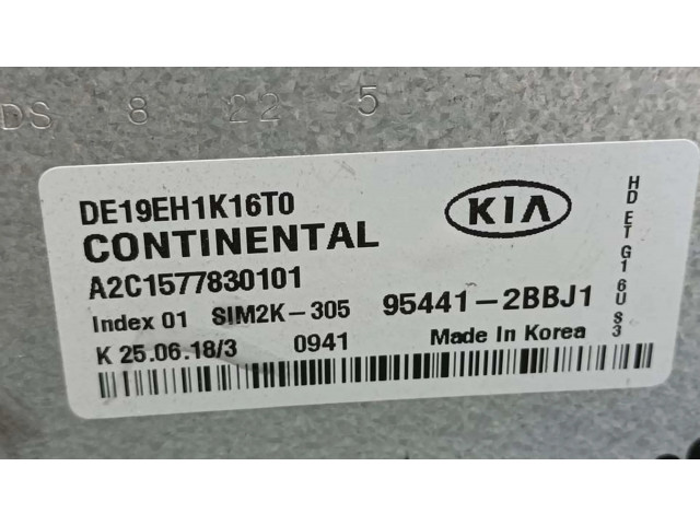 Блок управления коробкой передач 954412BBJ1, A2C1577830101   KIA Niro