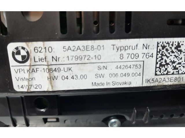Přístrojová deska  BMW 1 F40 2019 5A2A3E8  