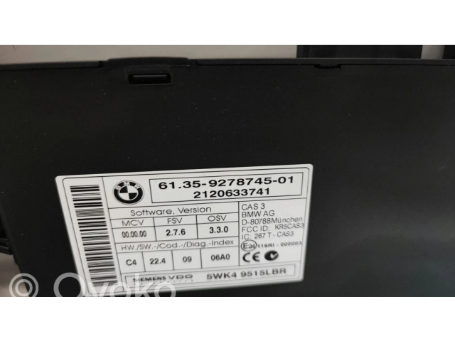 Řídící jednotka 9278745, 61359278745   BMW X1 E84 2012