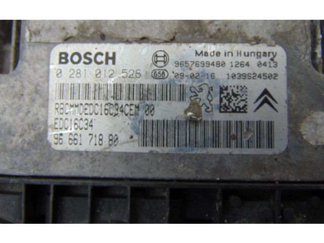 Řídící jednotka 9666171880, 0281012526   Peugeot 207 2008