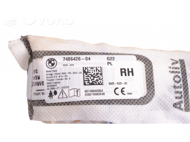 Подушка безопасности в сиденье 7486426   BMW 4 G22 G23 G24 G26
