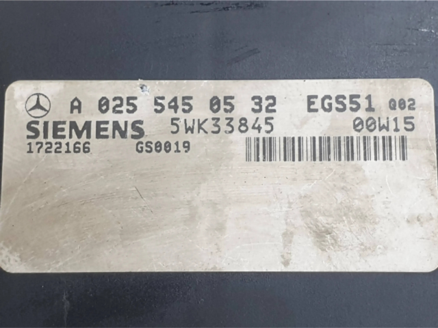 Блок управления коробкой передач A0255450532, 5WK33845   Mercedes-Benz C W203