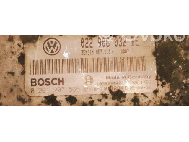 Блок управления двигателя 022906032BE   Volkswagen Touareg I