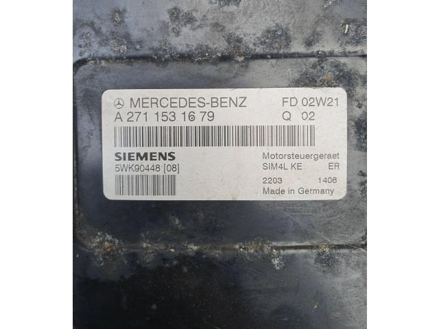 Řídící jednotka A2711531679, 5WK90448   Mercedes-Benz C W203 2002