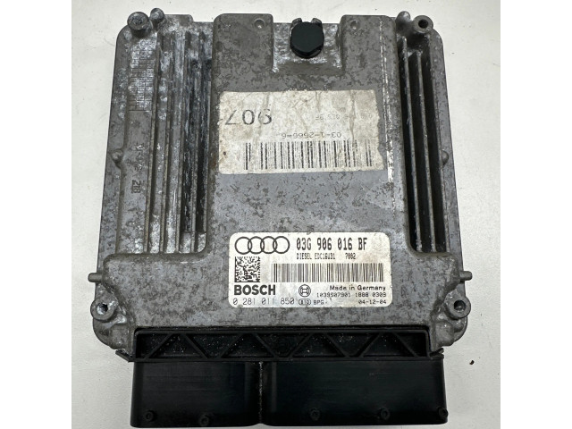 Блок управления двигателя 03G906016BF, 1039S07901   Audi A6 S6 C6 4F