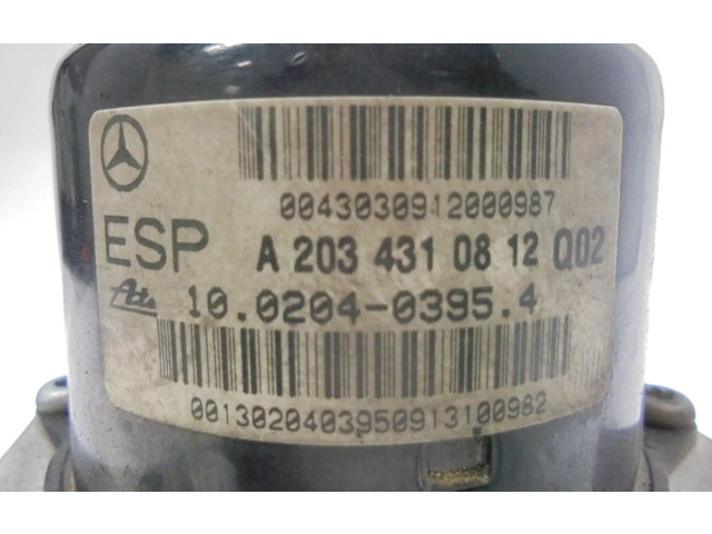 Блок управления АБС A2034310812   Mercedes-Benz C W203