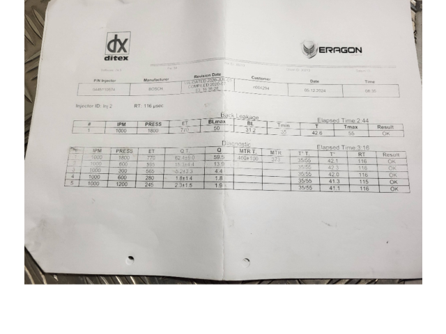 Vstřikovač A6510703187, 0445110574   Mercedes-Benz Vito Viano W447     