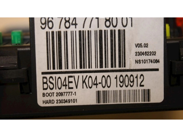   Pojistková skříňka 9678477180, 9678477180   Peugeot Expert 2012