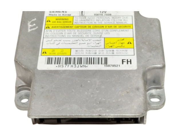 Блок подушек безопасности 96442708, 5WY67038   Chevrolet Aveo