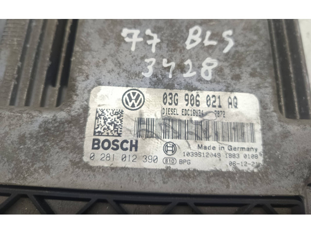 Блок управления двигателя 03G906021AQ, 1039S12049   Volkswagen Caddy