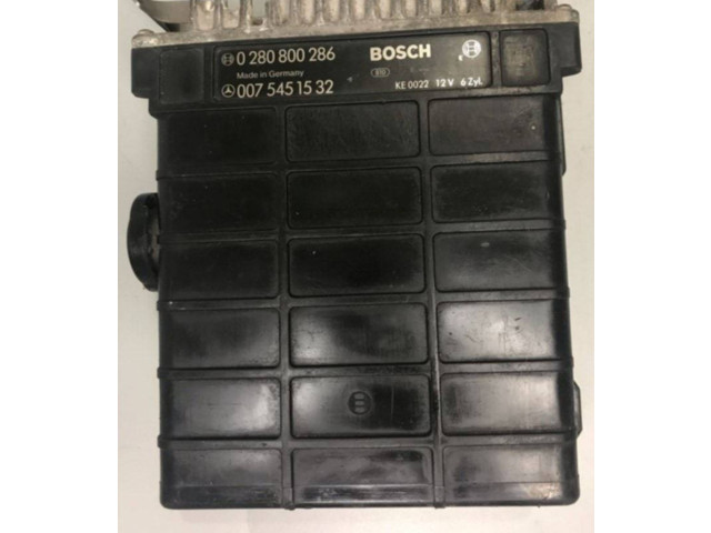 Řídící jednotka 0075451532, 0280800286   Mercedes-Benz E W124 1993
