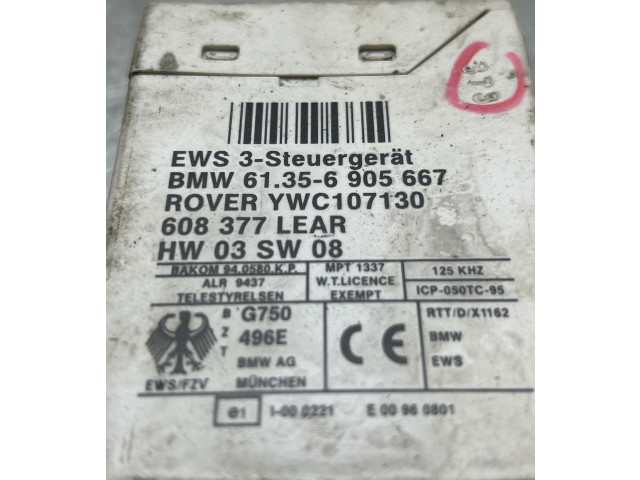Zpětné zrcátko  BMW 5 E39 2002  61356905667, 608377LEAR  
