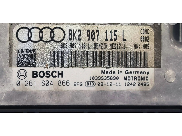 Блок управления двигателя 8K2907115L, 0261S04866   Audi A6 S6 C7 4G