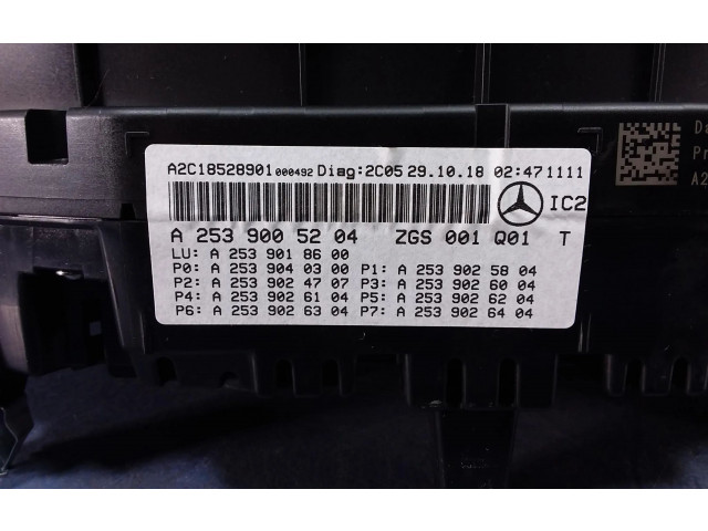 Панель приборов A2539005204, A2539005204   Mercedes-Benz GLC X253 C253       