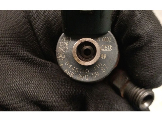 Vstřikovač A6680700987, 0445110116BOSCH   Mercedes-Benz A W168    668942 
