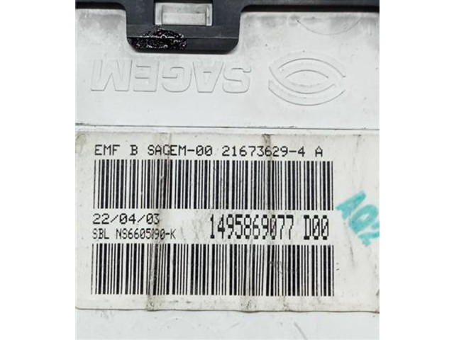 Дисплей    1495869077, 1495869077   Peugeot 807