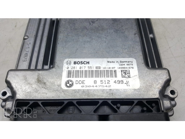 Řídící jednotka 0281017551, DDE8512499   BMW 1 E82 E88 2010