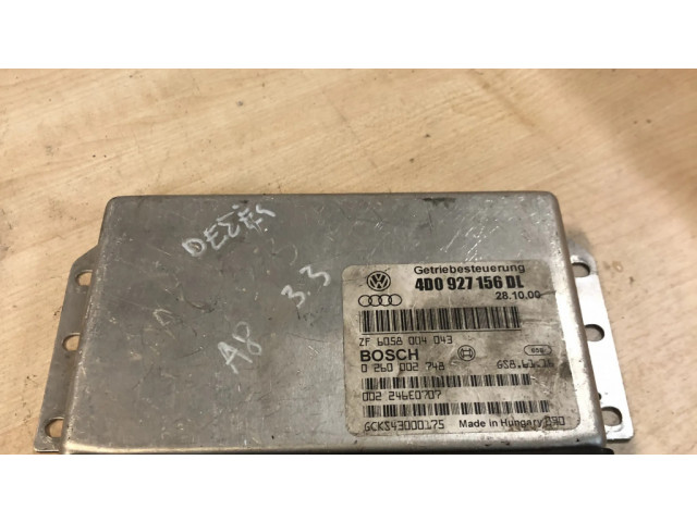 Блок управления коробкой передач 4D0927156DL, 0260002748   Audi A8 S8 D2 4D