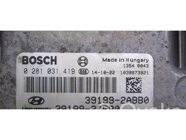 Блок управления 0281031419   Hyundai ix20