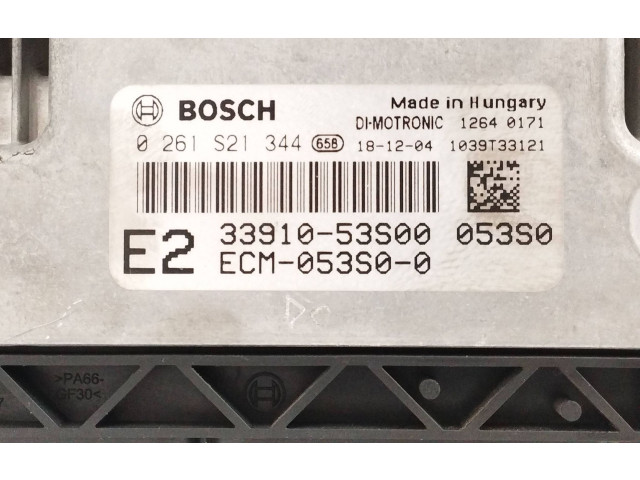 Řídící jednotka 3391053S00, 0261S21344   Suzuki Vitara (LY) 2019