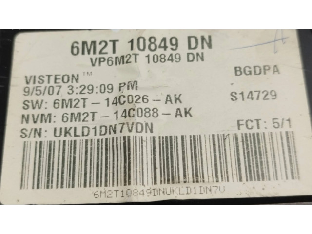 Přístrojová deska  Ford Mondeo MK IV 2008 6M2T10849DN, 6M2T14C026AK  