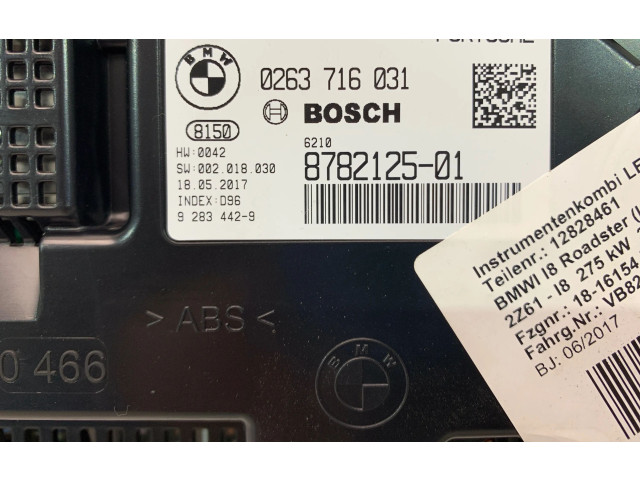 Панель приборов 8782125   BMW i8       