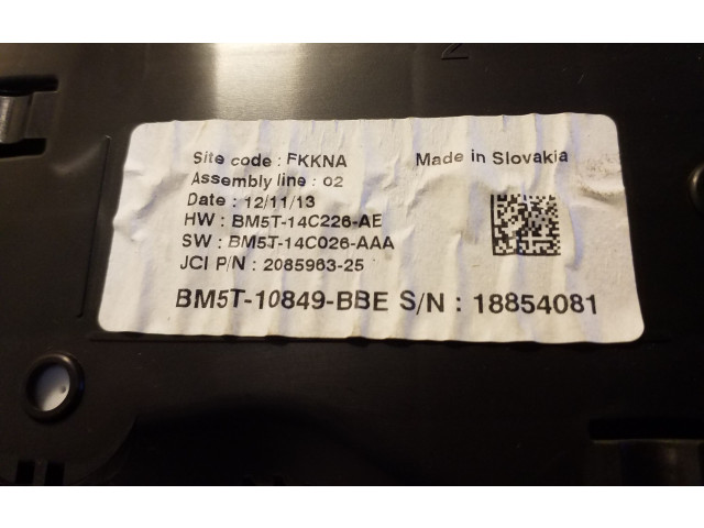 Přístrojová deska  Ford Focus 2013 BM5T10849BBE, BM5T14C226AE  
