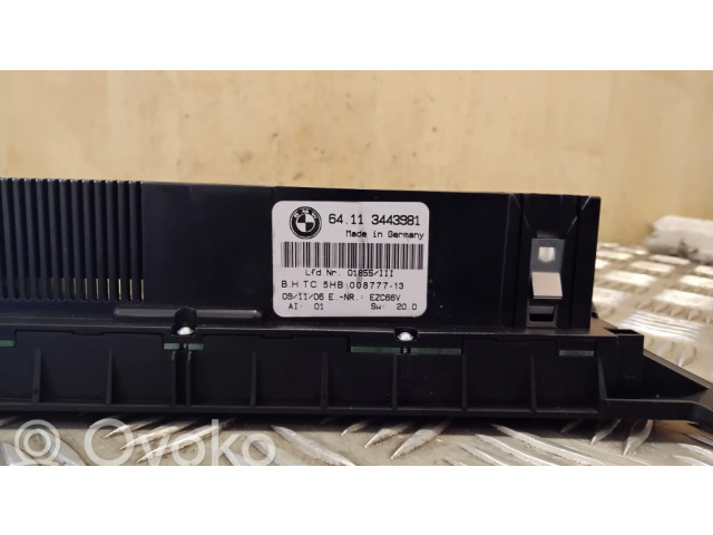 Блок управления климат-контролем 64113443981   BMW X3 E83
