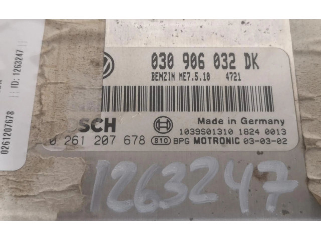 Řídící jednotka SLV030906032DK   Seat Arosa 