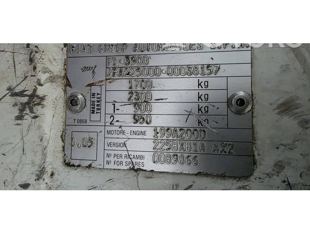 Подушка безопасности водителя 00038157, 0089866   Fiat Fiorino