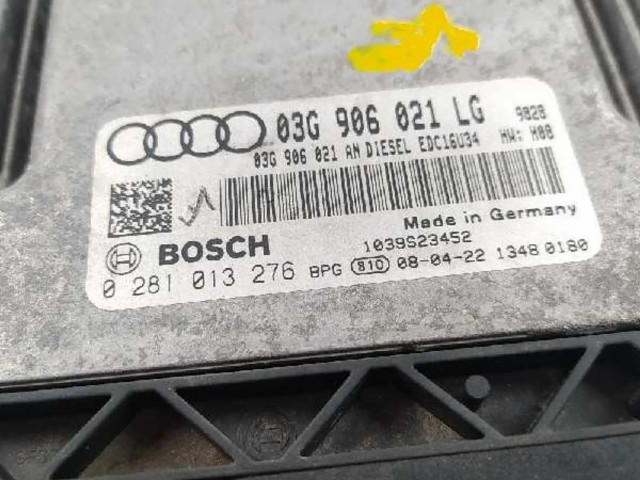 Блок управления двигателя 03G906021LG, 0281013276   Audi A3 S3 8P