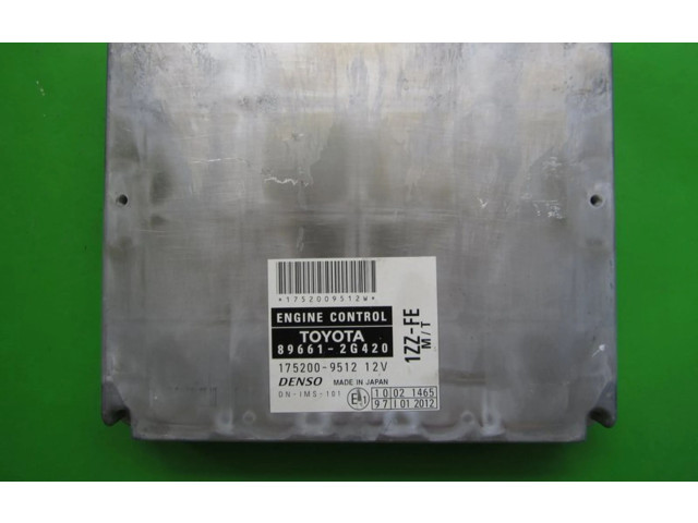 Řídící jednotka 89661-2G420, 175200-9512   Toyota Celica T230 2004