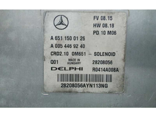 Řídící jednotka A6511500126, A0054469240   Mercedes-Benz C W204 2010