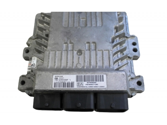 Блок управления двигателя s180075002, 001-001-009866E   Citroen Berlingo