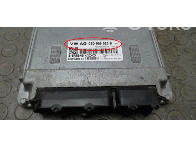 Řídící jednotka 03D906023B   Volkswagen Fox 2007