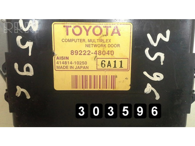 Блок управления двигателя 89222-48040   Lexus RX 450H